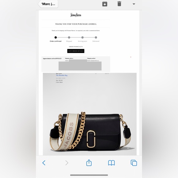 Marc Jacobs J Marc shoulder bag - Picture 6 of 6